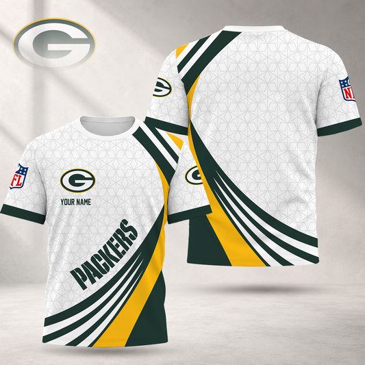 LIMITED EDITION - NEW CUSTOMIZED NFL08 GBP GREEN BAY PACKERS T-SHIRT, POLO SHIRT, ZIP POLO SHIRT, SWEATSHIRT, HOODIE & ZIP HOODIE