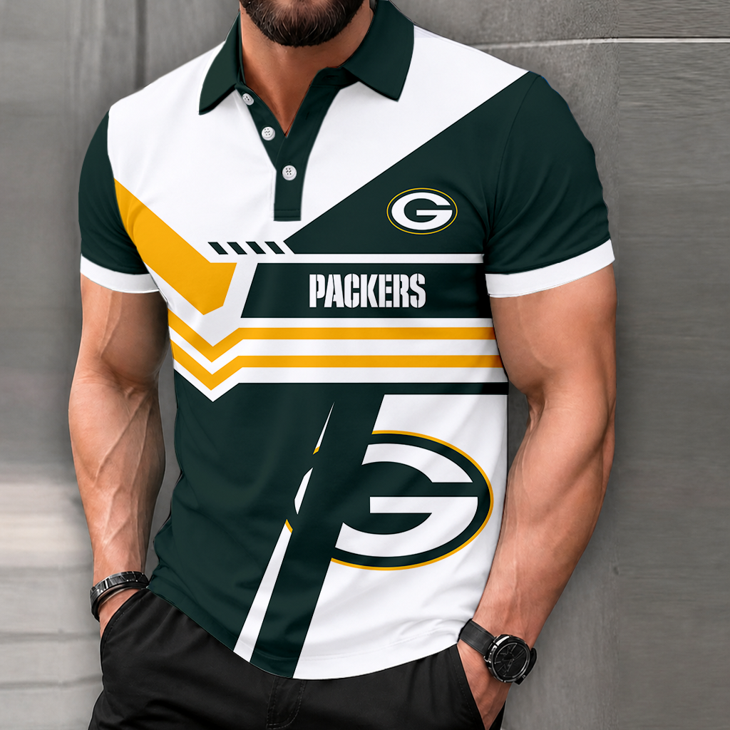 LIMITED EDITION - NEW CUSTOMIZED NFL08 GBP GREEN BAY PACKERS POLO SHIRT, ZIP POLO SHIRT & T-SHIRTS