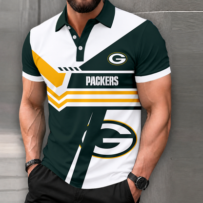 LIMITED EDITION - NEW CUSTOMIZED NFL08 GBP GREEN BAY PACKERS POLO SHIRT, ZIP POLO SHIRT & T-SHIRTS