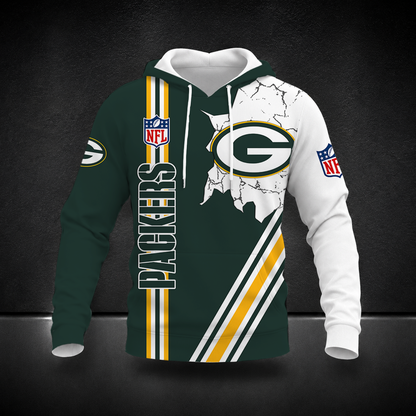 LIMITED EDITION - NEW CUSTOMIZED NFL08 GBP GREEN BAY PACKERS T-SHIRT, POLO SHIRT, ZIP POLO SHIRT, SWEATSHIRT, HOODIE & ZIP HOODIE