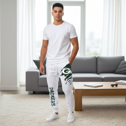 LIMITED EDITION - NEW PERSONALIZED NFL08 GBP GREEN BAY PACKERS JOGGERS