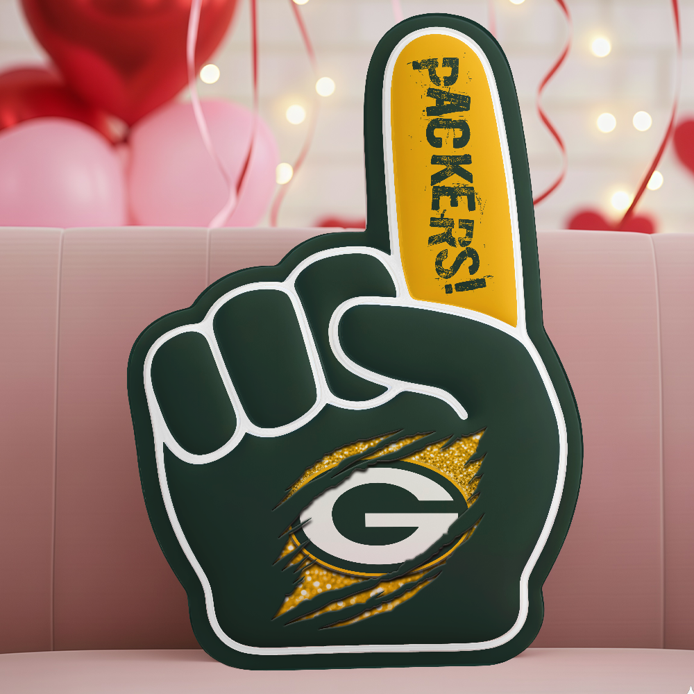 LIMITED EDITION - NEW CUSTOMIZED NFL08 GBP GREEN BAY PACKERS 3D BODY PILLOW