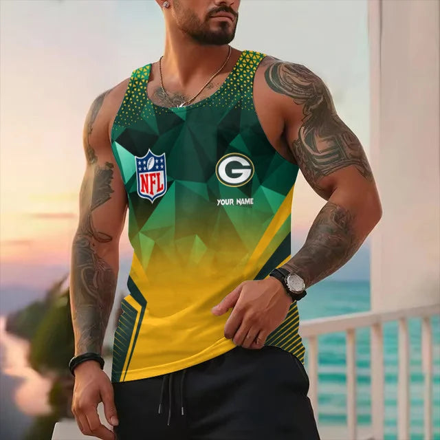 LIMITED EDITION - NEW CUSTOMIZED NFL08 GB PACKERS UNISEX TANK TOP