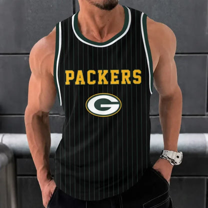 [SPECIAL OFFER] NEW CUSTOMIZED NFL08 GBP GREEN BAY PACKERS UNISEX TANK TOP