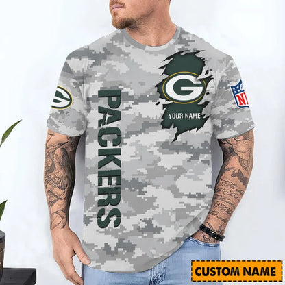 LIMITED EDITION - NEW CUSTOMIZED NFL08 GBP GREEN BAY PACKERS T-SHIRT, POLO SHIRT, ZIP POLO SHIRT, SWEATSHIRT, HOODIE & ZIP HOODIE