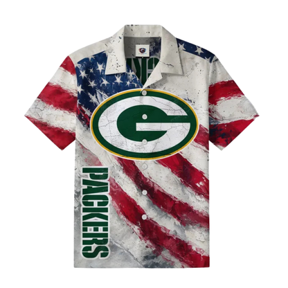 LIMITED EDITION - NEW CUSTOMIZED NFL08 GBP GREEN BAY PACKERS UNISEX HAWAIIAN SHIRT