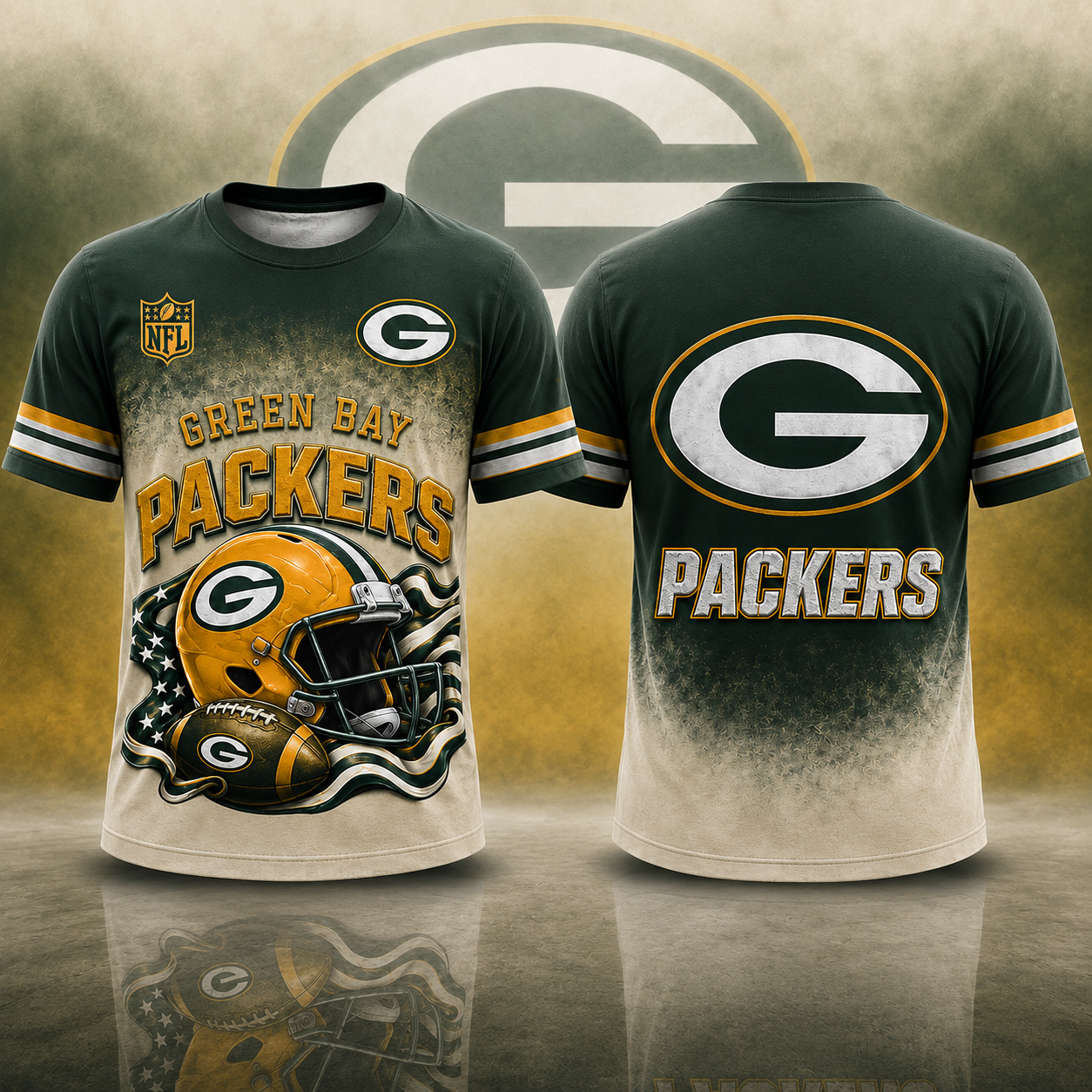 LIMITED EDITION - NEW CUSTOMIZED NFL08 GREEN BAY PACKERS T-SHIRTS, POLO, SWEASHIRTS, V-NECK T-SHIRT, HOODIE & ZIP HOODIE