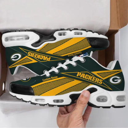 LIMITED EDITION - NEW CUSTOMIZED NFL08 GBP GREEN BAY PACKERS AIR MAX PLUS SNEAKERS