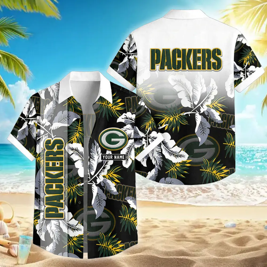 [SPECIAL OFFER] NEW CUSTOMIZED NFL08 GBP GREEN BAY PACKERS UNISEX HAWAIIAN SHIRT