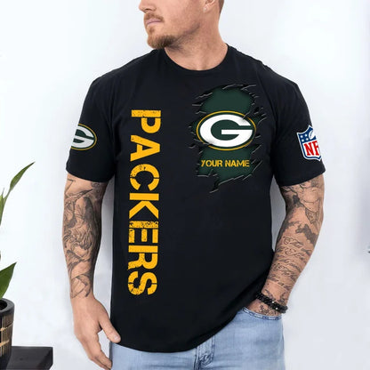 LIMITED EDITION - NEW CUSTOMIZED NFL08 GBP GREEN BAY PACKERS T-SHIRT, POLO SHIRT, ZIP POLO SHIRT, SWEATSHIRT, HOODIE & ZIP HOODIE