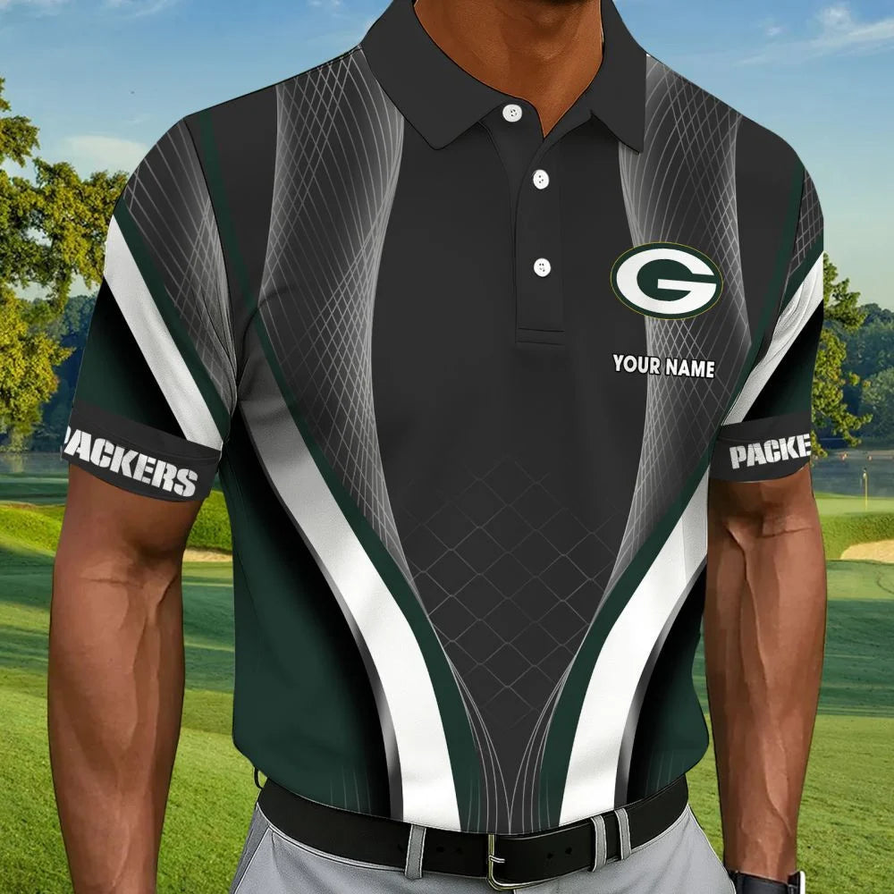 LIMITED EDITION - NEW CUSTOMIZED NFL08 GBP GREEN BAY PACKERS T-SHIRT, POLO SHIRT, ZIP POLO SHIRT, SWEATSHIRT, HOODIE & ZIP HOODIE