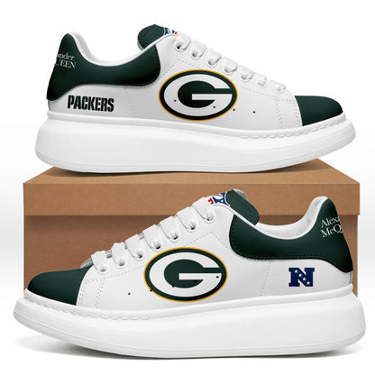 [SPECIAL OFFER] NEW CUSTOMIZED NFL08 GBP GREEN BAY PACKERS MCQUEEN SHOES
