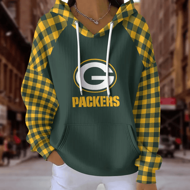 [SPECIAL OFFER] NEW CUSTOMIZED NFL08 GBP GREEN BAY PACKERS RIBBED HOODIE & SWEATSHIRT