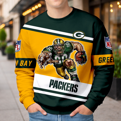 LIMITED EDITION - NEW CUSTOMIZED NFL08 GBP GREEN BAY PACKERS UNISEX T-SHIRT, POLO, HOODIE & JACKETS