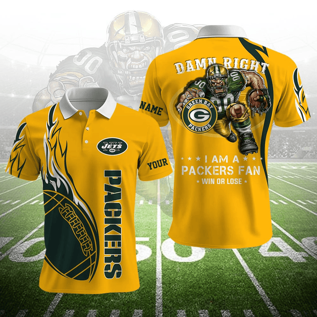 LIMITED EDITION - NEW CUSTOMIZED NFL08 GBP GREEN BAY PACKERS UNISEX T-SHIRT, POLO, HOODIE & JACKETS