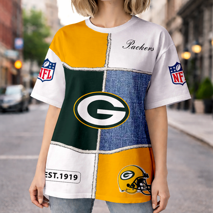 LIMITED EDITION - NEW CUSTOMIZED NFL08 GBP GREEN BAY PACKERS UNISEX T-SHIRT, POLO, HOODIE & JACKETS