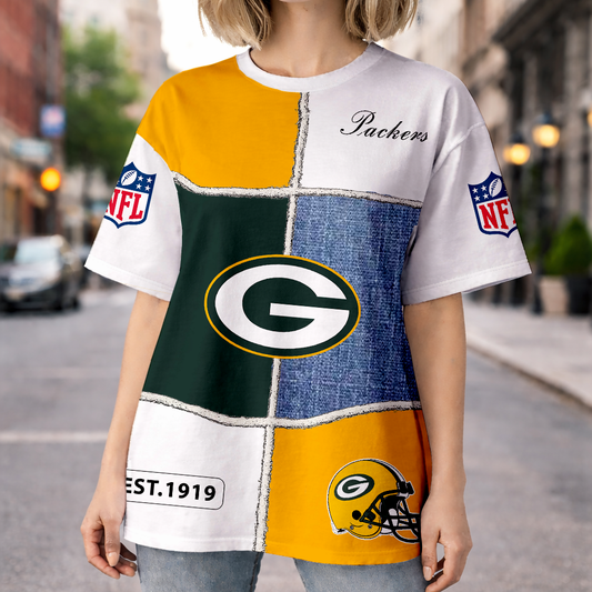 LIMITED EDITION - NEW CUSTOMIZED NFL08 GBP GREEN BAY PACKERS UNISEX T-SHIRT, POLO, HOODIE & JACKETS
