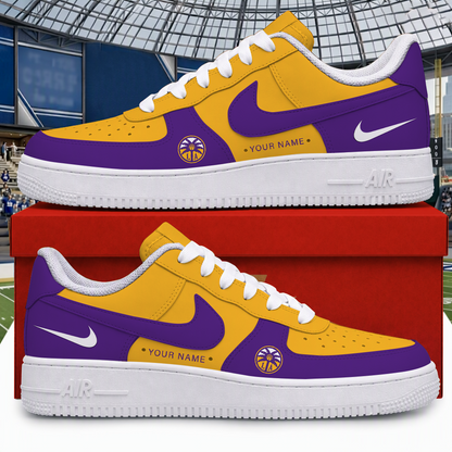 [FAN FAVORITE] NEW CUSTOMIZED WNBA08 LAS LOS ANGELES SPARKS AF1 SNEAKERS