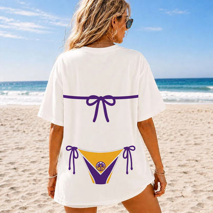[FAN FAVORITE] NEW CUSTOMIZED WNBA08 LAS LOS ANGELES SPARKS T-SHIRT