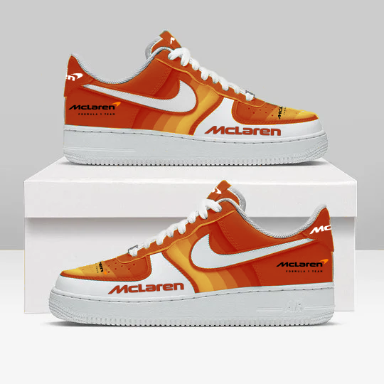 LIMITED RUN - NEW CUSTOMIZED F108 MCL LAREN AF1 SNEAKERS