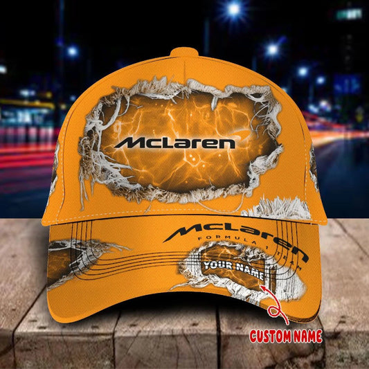 LIMITED RUN - NEW CUSTOMIZED F108 MCL LAREN CLASSIC CAP
