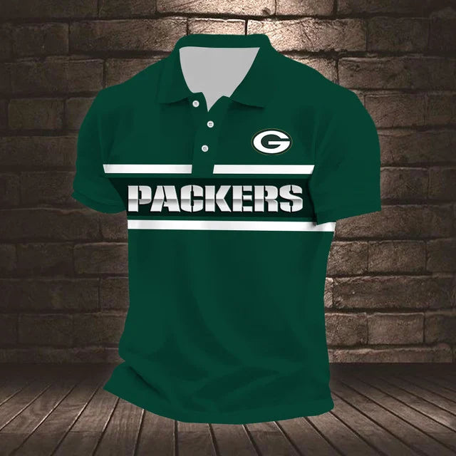 ELITE EDITION - NEW CUSTOMIZED NFL08 GBP GREEN BAY PACKERS POLO SHIRT, ZIP POLO SHIRT & T-SHIRTS