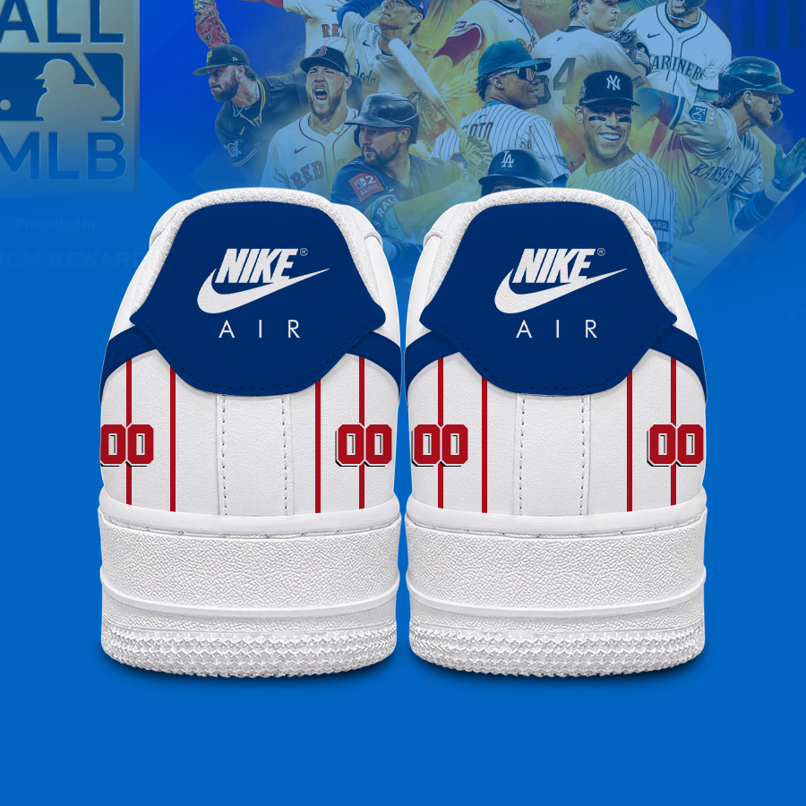 [FLASH SALE] NEW CUSTOMIZED MLB08 TRS TEXAS RANGERS AF1 SHOES