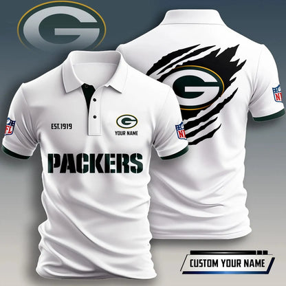 SPECIAL EDITION - NEW CUSTOMIZED NFL08 GBP GREEN BAY PACKERS T-SHIRT, POLO SHIRT, ZIP POLO SHIRT, HOODIE, ZIP HOODIE & SWEATSHIRT