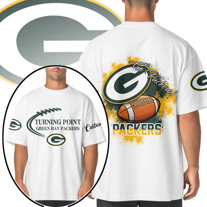 VIRAL EDITION - NEW CUSTOMIZED NFL08 GBP GREEN BAY PACKERS POLO SHIRT, ZIP POLO SHIRT & T-SHIRTS