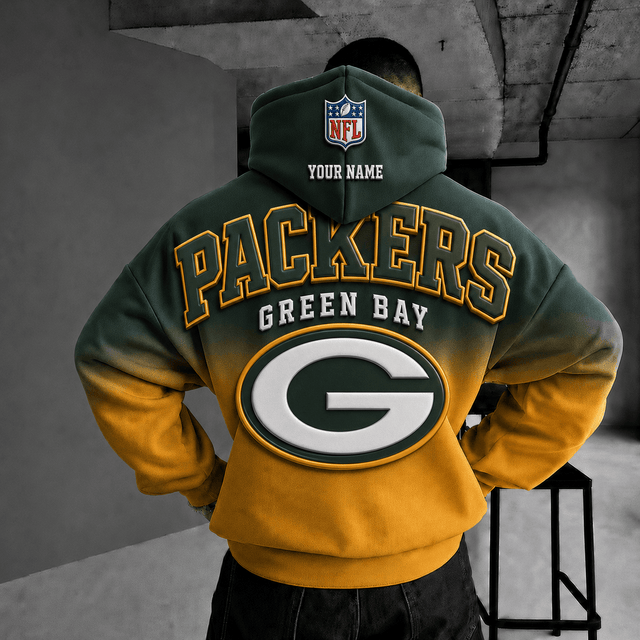 EXCLUSIVE EDITION - NEW CUSTOMIZED NFL08 GBP GREEN BAY PACKERS HOODIE, ZIP HOODIE, POLO SHIRT, ZIP POLO SHIRT, T-SHIRT & SWEATSHIRT