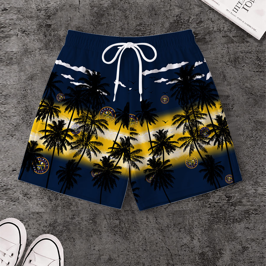 LIMITED EDITION - NEW CUSTOMIZED NBA08 DNU DENVER NUGGETS SHORT PANTS