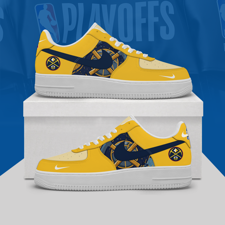 [HOT DEAL] NEW CUSTOMIZED NBA08 DNU DENVER NUGGETS AF1 SHOES