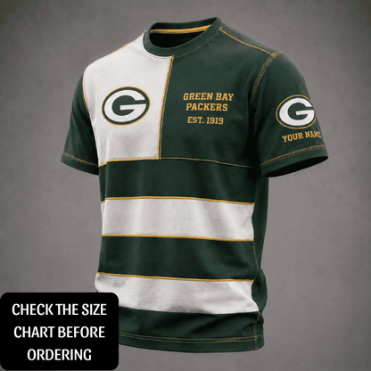 EXCLUSIVE EDITION - NEW CUSTOMIZED NFL08 GBP GREEN BAY PACKERS T-SHIRT, POLO SHIRT, ZIP POLO SHIRT, HOODIE, ZIP HOODIE & SWEATSHIRT