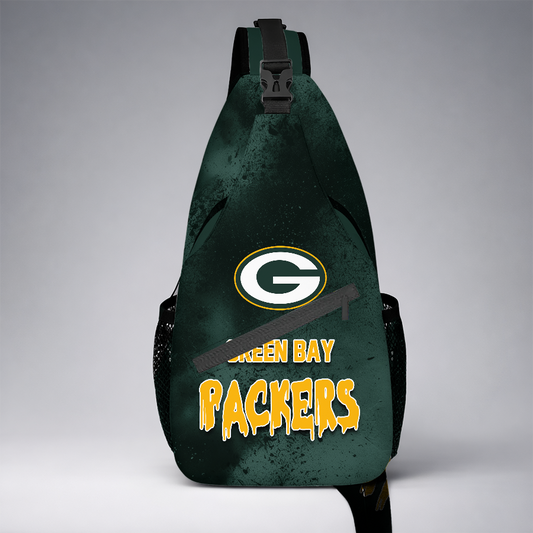 [SPECIAL OFFER] NEW CUSTOMIZED NFL08 GBP GREEN BAY PACKERS SLING BAG