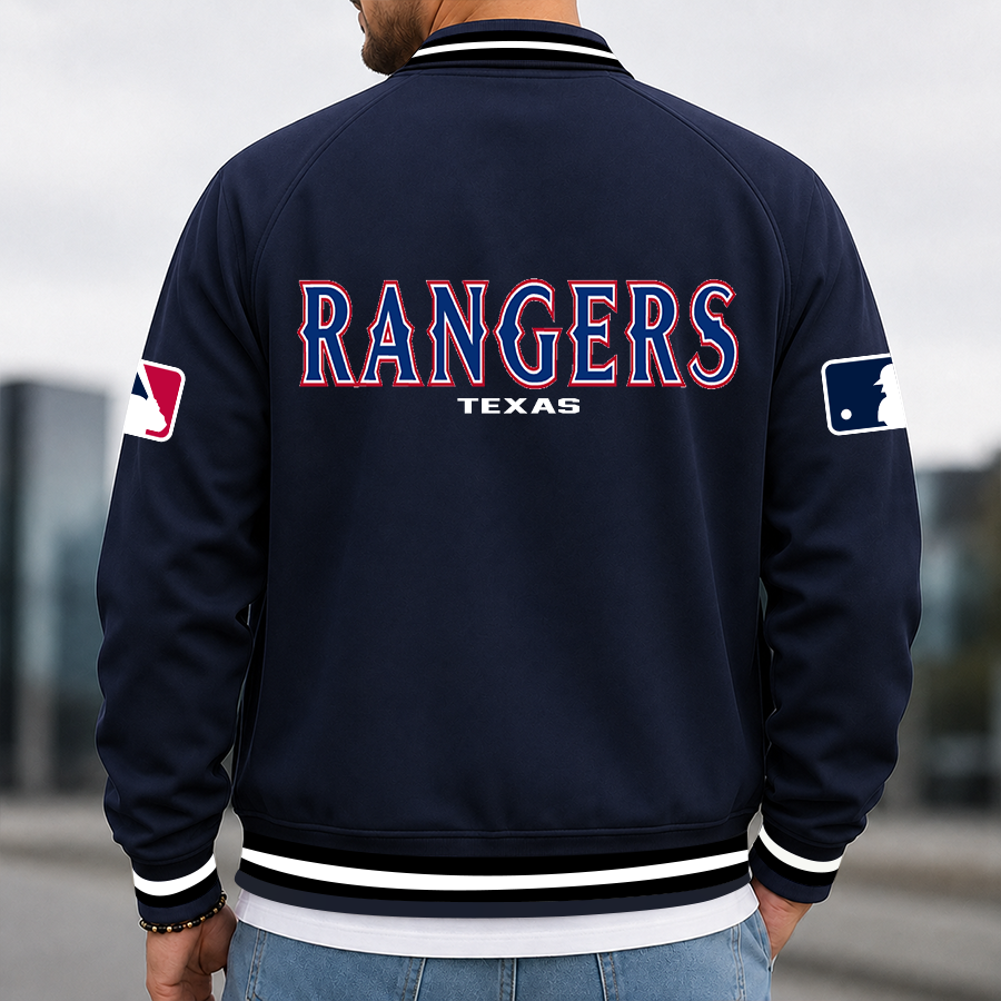 [FLASH SALE] NEW CUSTOMIZED MLB08 TRS TEXAS RANGERS MULTICOLOR MEN'S CASUAL JACKET