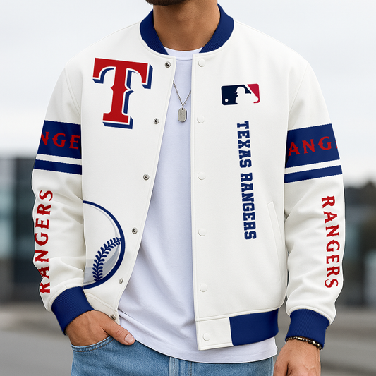 LIMITED EDITION - NEW CUSTOMIZED MLB08 TRS TEXAS RANGERS BASEBALL JACKET