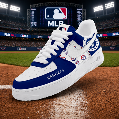 LIMITED EDITION - NEW CUSTOMIZED MLB08 TRS TEXAS RANGERS AF1 SHOES