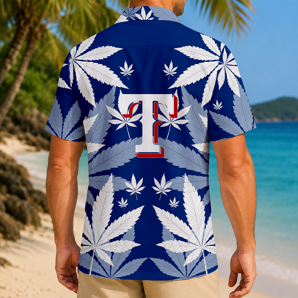 LIMITED EDITION - NEW CUSTOMIZED MLB08 TRS TEXAS RANGERS UNISEX HAWAIIAN SHIRT