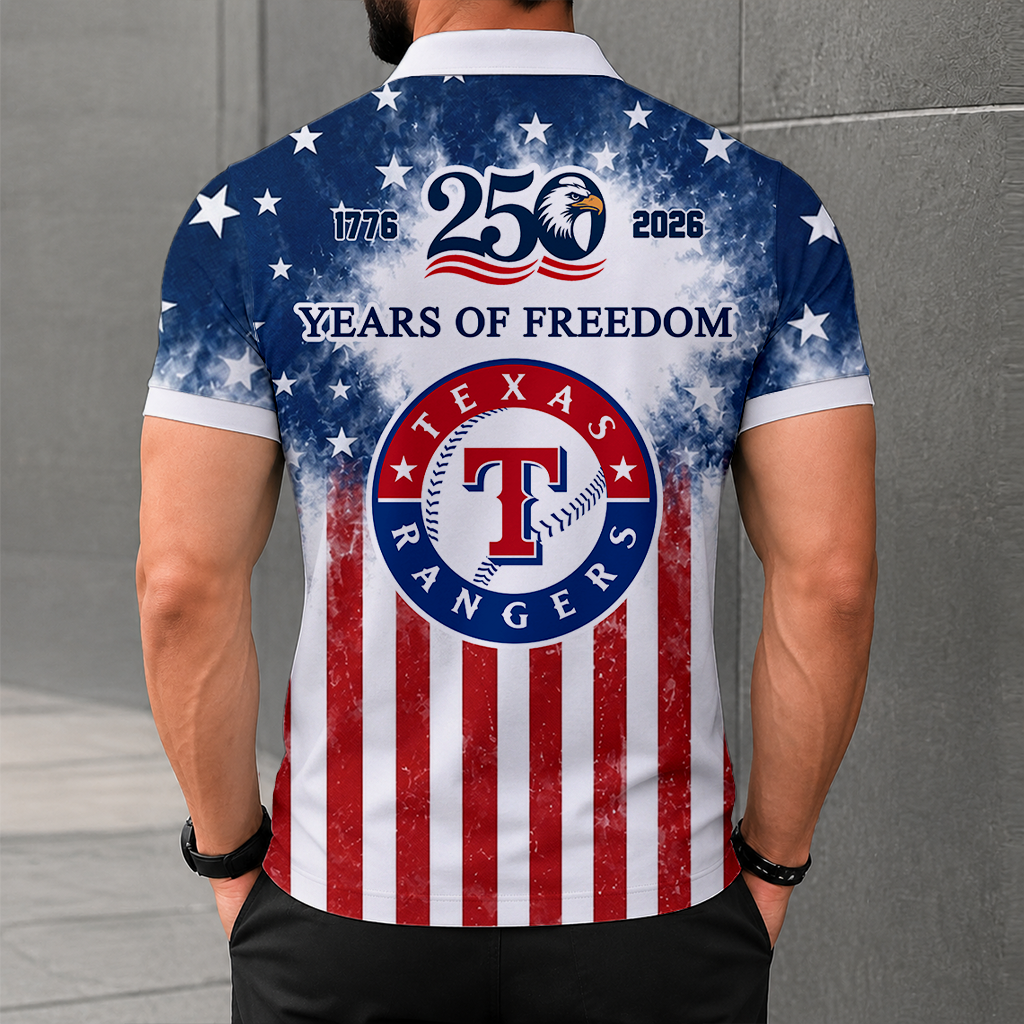LIMITED EDITION - NEW CUSTOMIZED MLB08 TRS TEXAS RANGERS POLO SHIRT, ZIP POLO SHIRT & T-SHIRTS