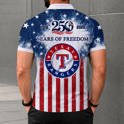 LIMITED EDITION - NEW CUSTOMIZED MLB08 TRS TEXAS RANGERS POLO SHIRT, ZIP POLO SHIRT & T-SHIRTS