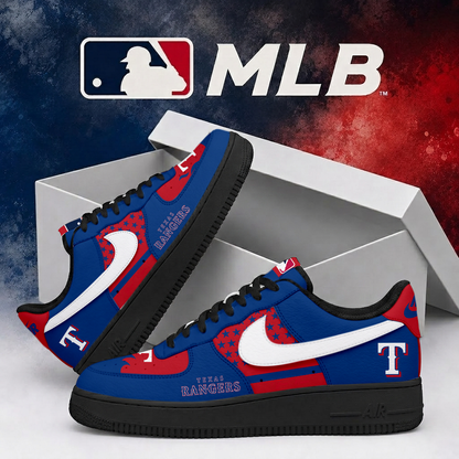 LIMITED EDITION - NEW CUSTOMIZED MLB08 TRS TEXAS RANGERS AF1 SHOES