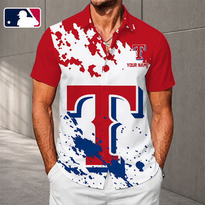 LIMITED EDITION - NEW CUSTOMIZED MLB08 TRS TEXAS RANGERS UNISEX HAWAIIAN SHIRT