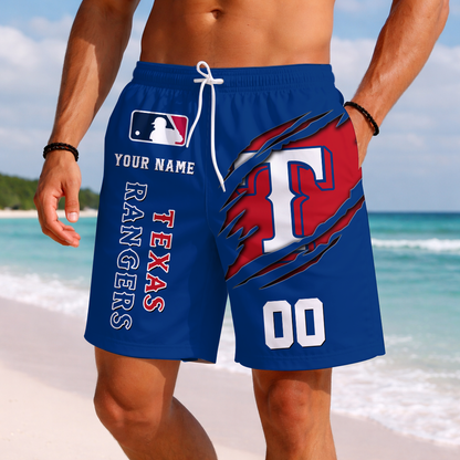 LIMITED EDITION - NEW PREMIUM MLB08 TRS TEXAS RANGERS SHORT PANTS