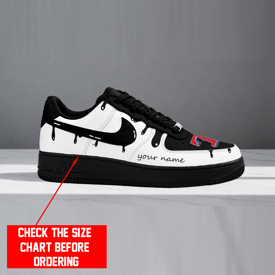 [FLASH SALE] NEW CUSTOMIZED MLB08 TRS TEXAS RANGERS AF1 SHOES