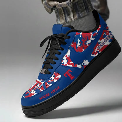 [FLASH SALE] NEW CUSTOMIZED MLB08 TRS TEXAS RANGERS AF1 SHOES