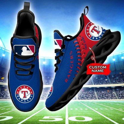 [FLASH SALE] NEW CUSTOMIZED MLB08 TRS TEXAS RANGERS MAX SOUL SHOES