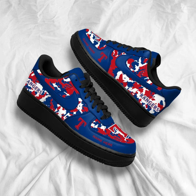 [FLASH SALE] NEW CUSTOMIZED MLB08 TRS TEXAS RANGERS AF1 SHOES