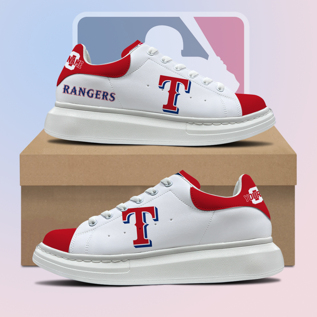 [FLASH SALE] NEW CUSTOMIZED MLB08 TRS TEXAS RANGERS MCQUEEN SHOES