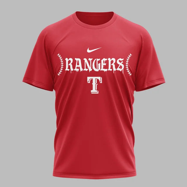 [FLASH SALE] NEW CUSTOMIZED MLB08 TRS TEXAS RANGERS MUTICOLOR T-SHIRT
