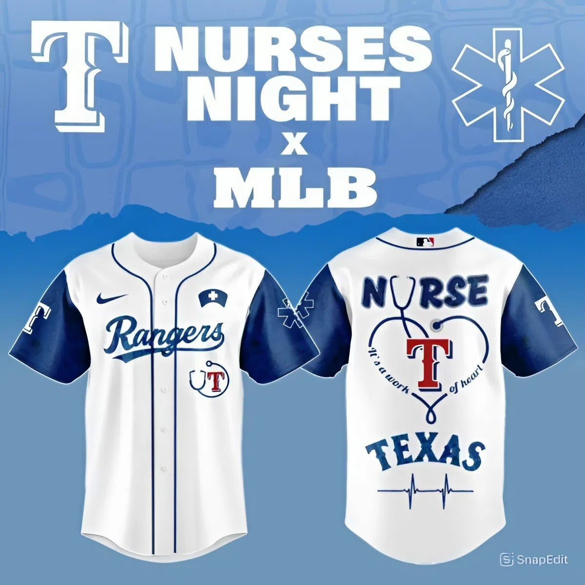 LIMITED EDITION - NEW CUSTOMIZED MLB08 TRS TEXAS RANGERS BASEBALL JERSEY